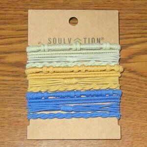 Soulvation's Boho Hair Ties Bracelets in the LE Color: Coastal- Brand New! B3